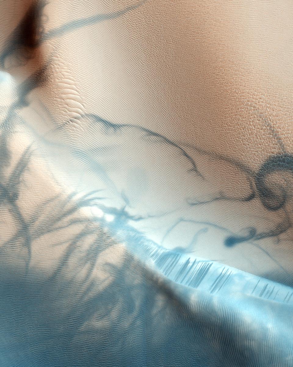 Martian Dust Devil Trails