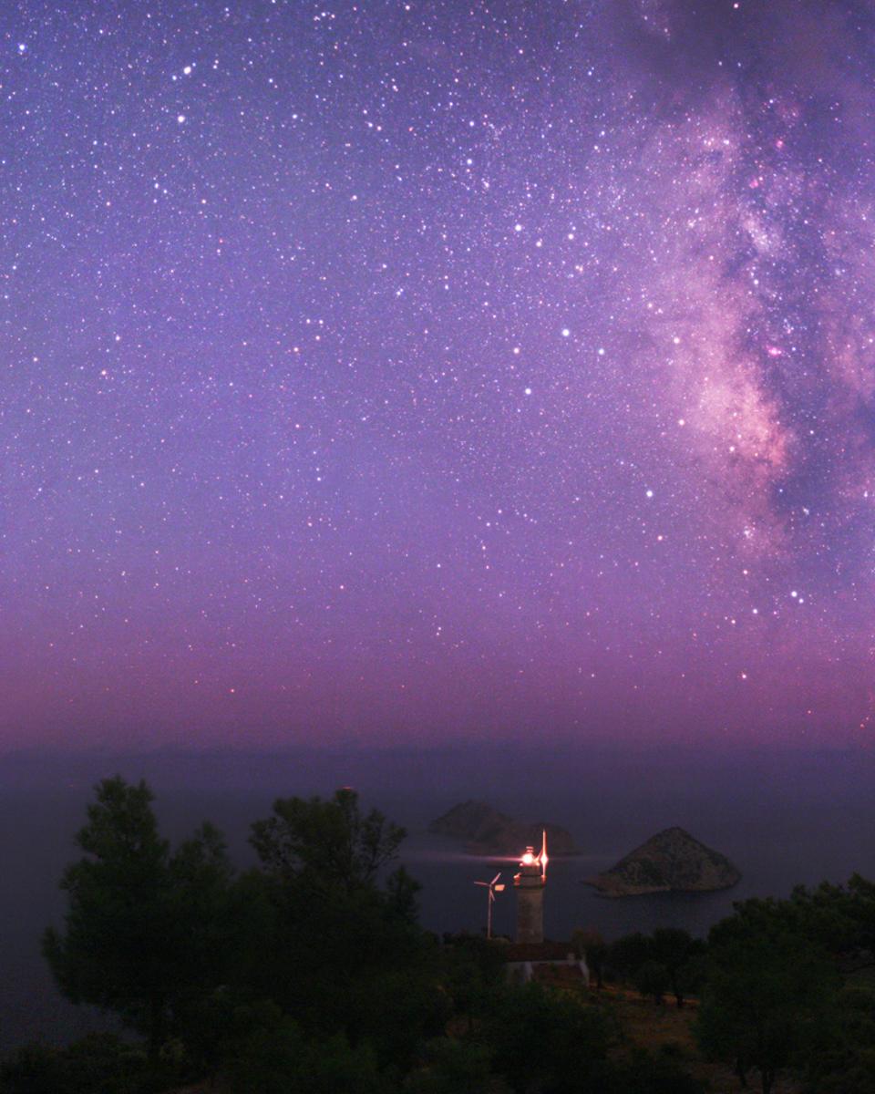 Jupiter Over the Mediterranean