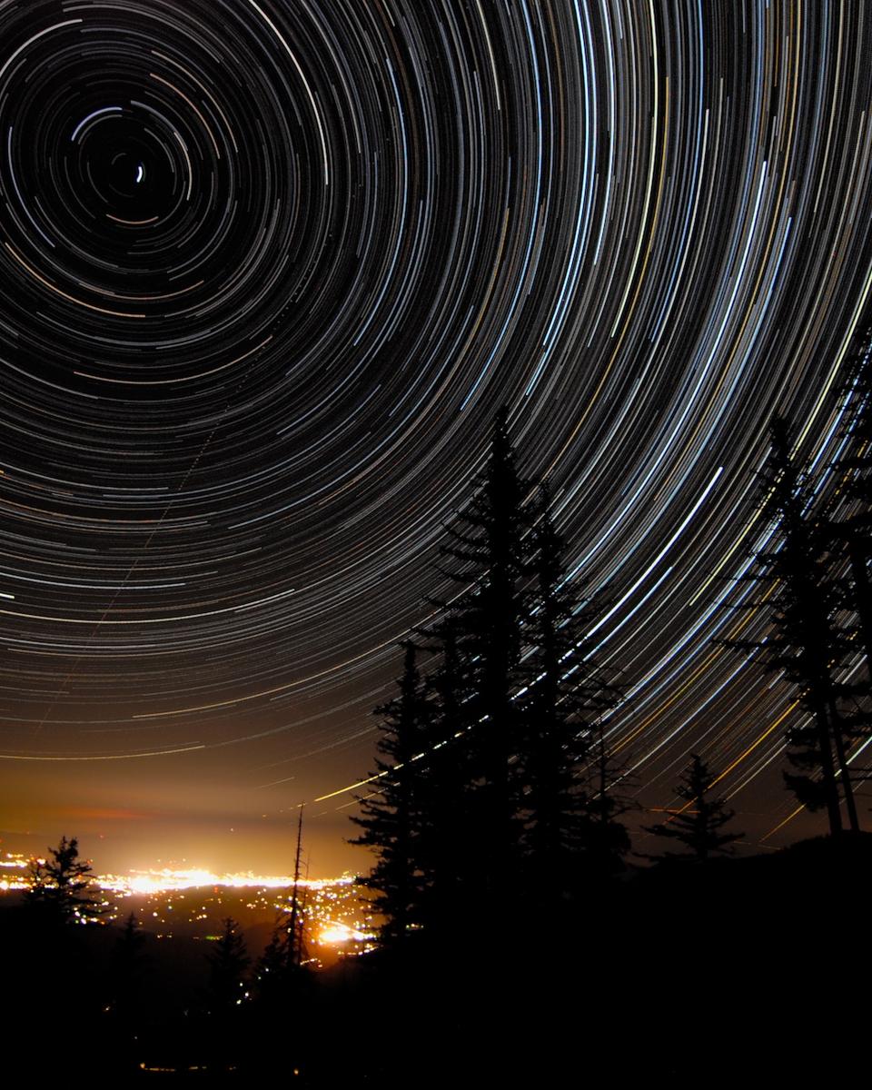Star Trails Over Oregon