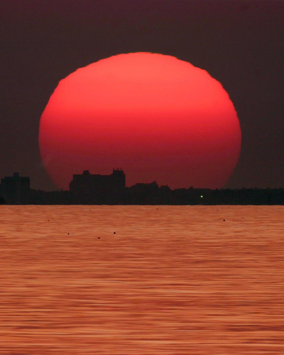 Sunset on a Golden Sea