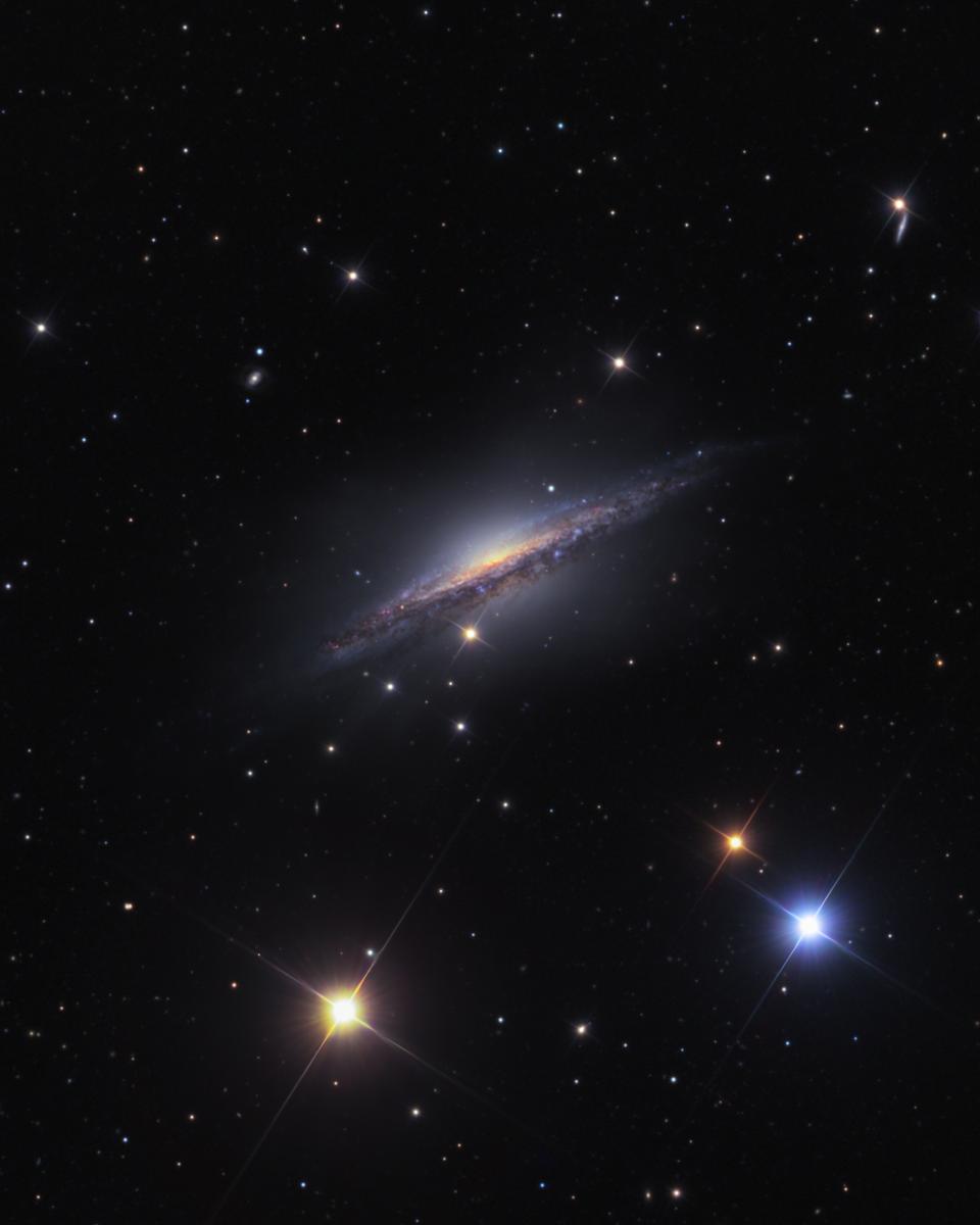 NGC 1055: Galaxy in a Box