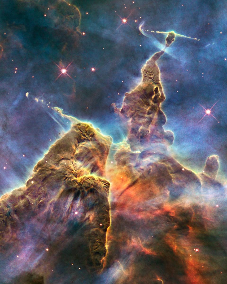 Dust Pillar of the Carina Nebula