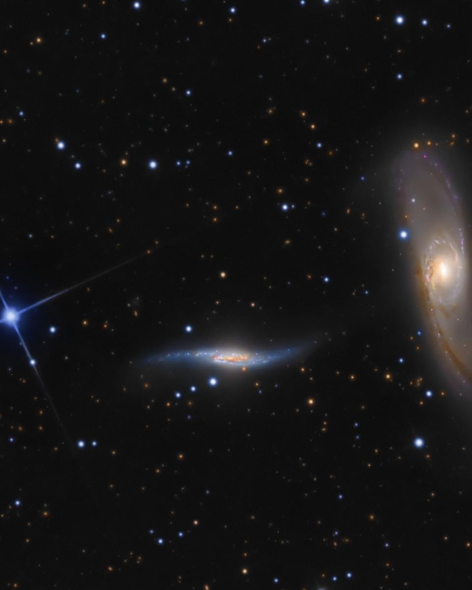 Arp 286: Trio in Virgo