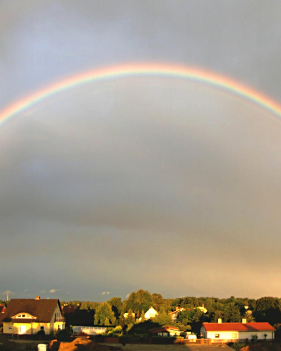 Rainbow at Sunset