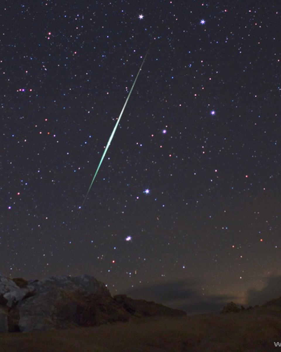Meteor in the Desert Sky