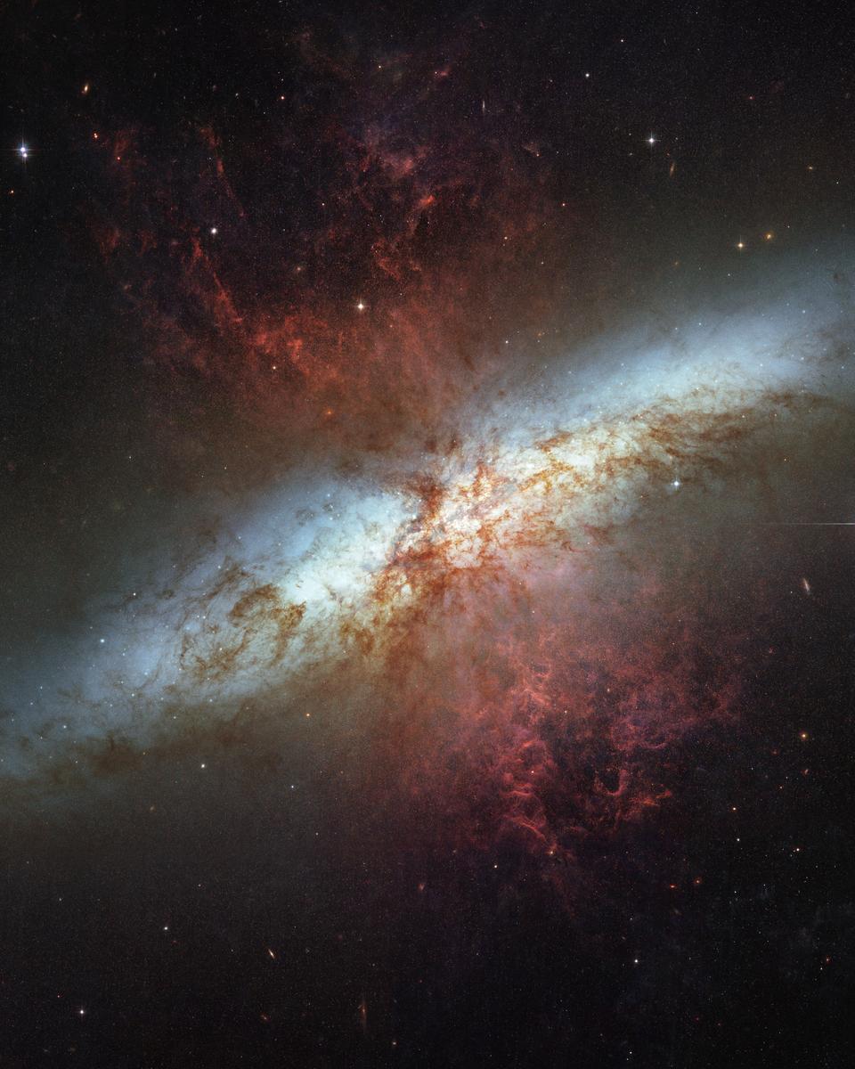 M82: Galaxy with a Supergalactic Wind