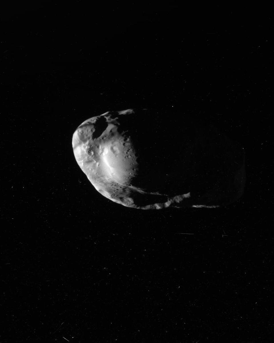 Shepherd Moon Prometheus from Cassini