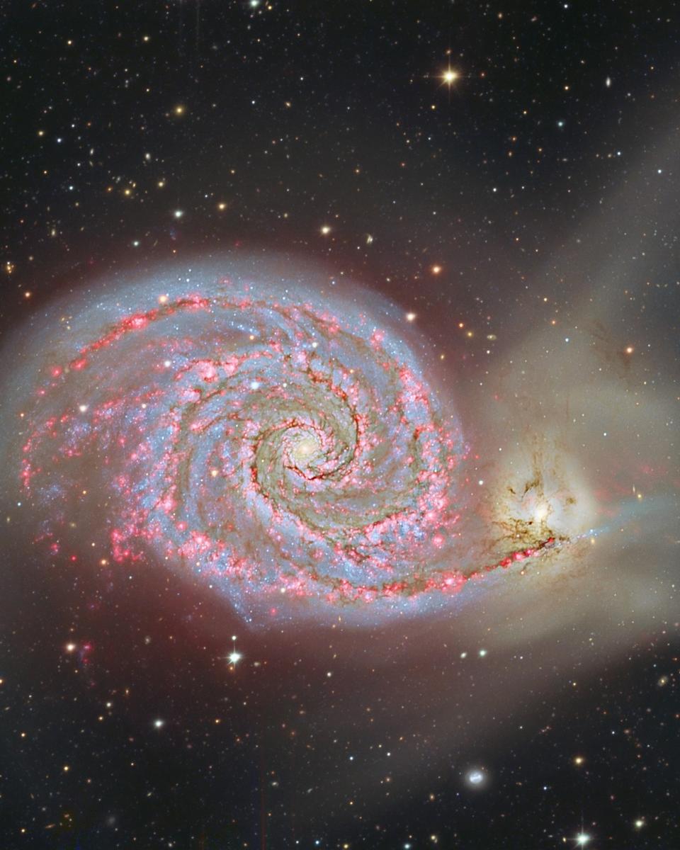 Hydrogen in M51