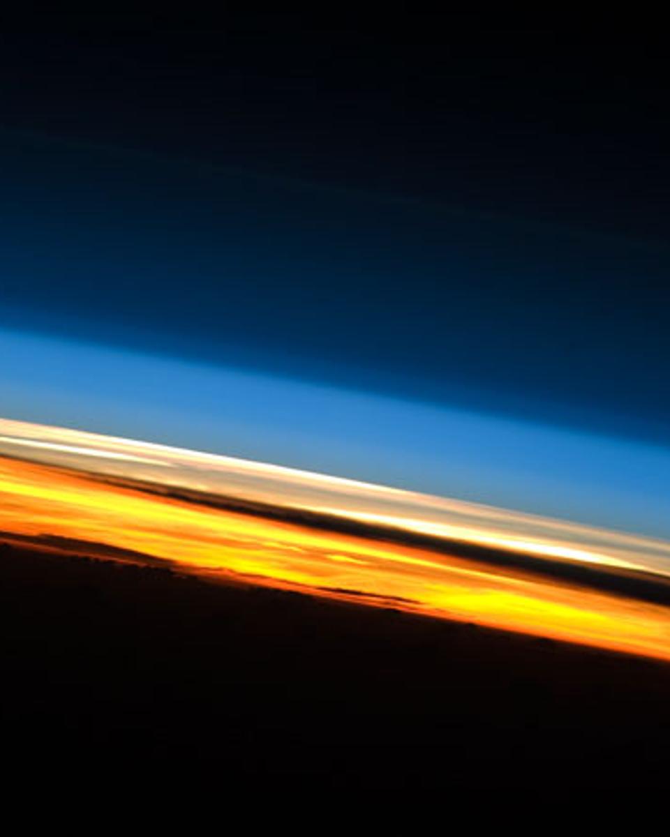 Sunset from the International Space Station