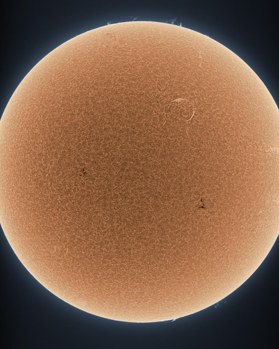 Orange Sun Simmering