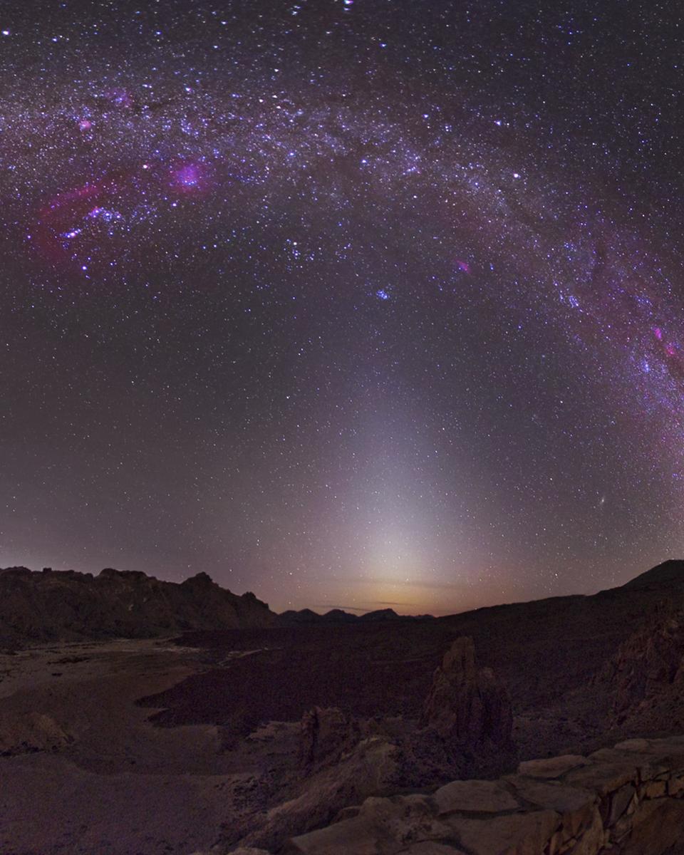 Zodiacal Light Vs. Milky Way