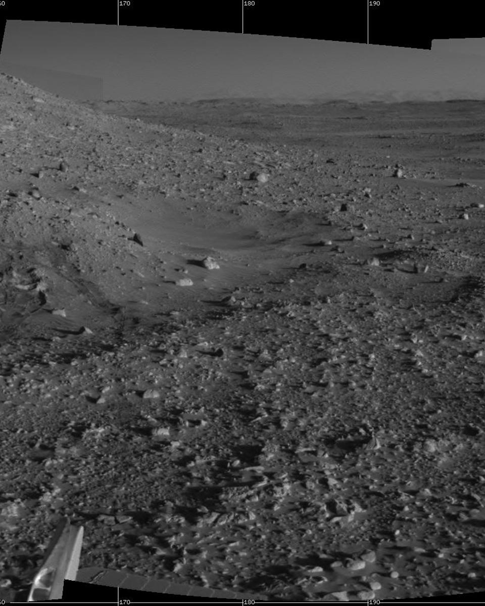 Spirit Rover at Engineering Flats on Mars