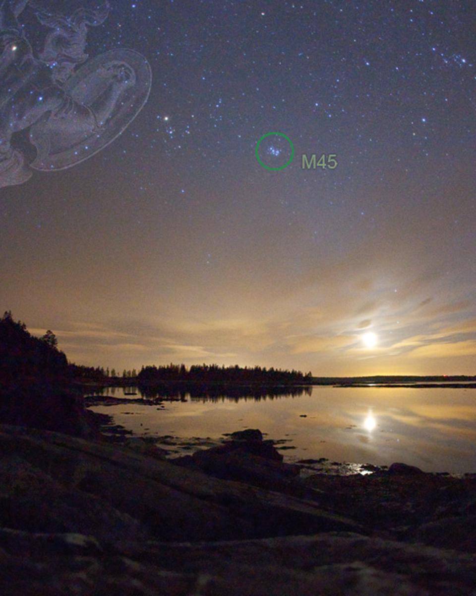 Moonset Over Pleasant Bay