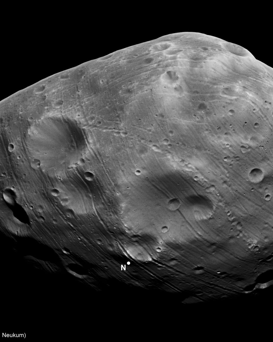 Phobos from Mars Express