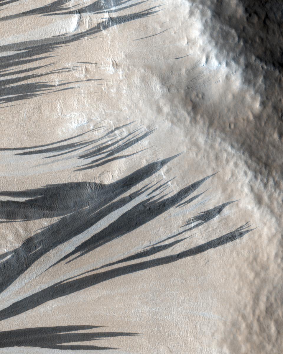 Slope Streaks in Acheron Fossae on Mars