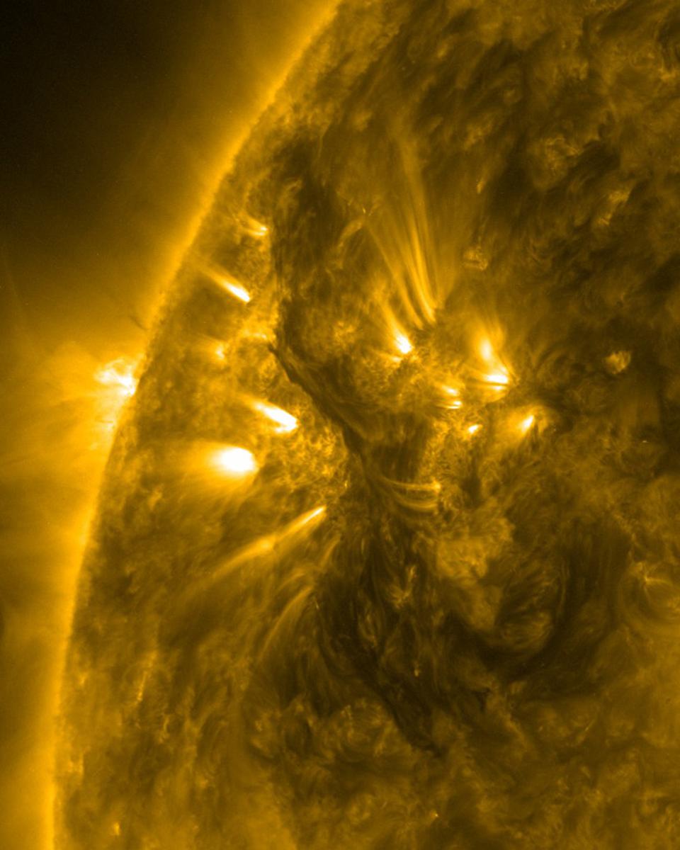 Dark Filament of the Sun
