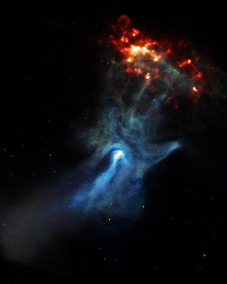 A Pulsar's Hand