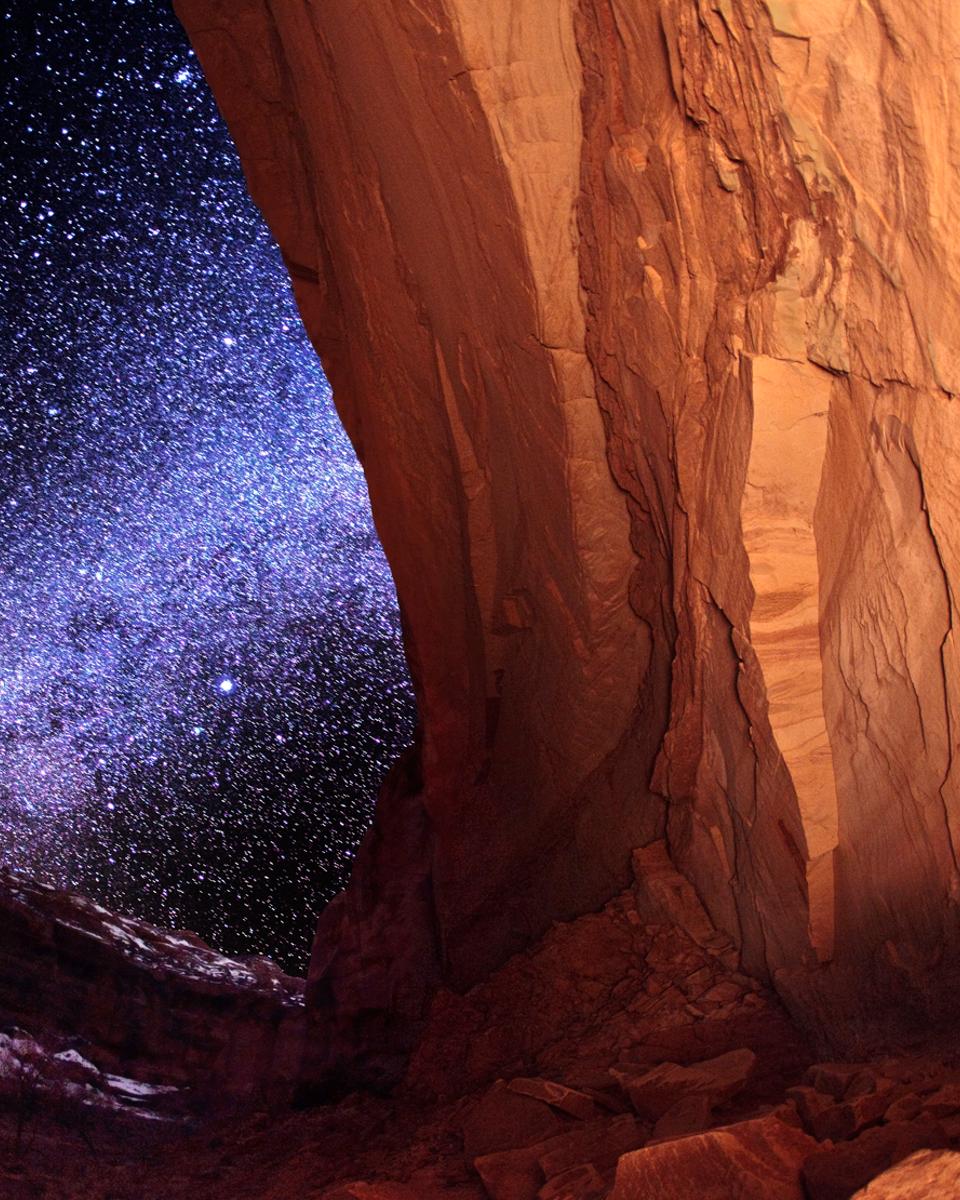 Milky Way Over Ancient Ghost Panel
