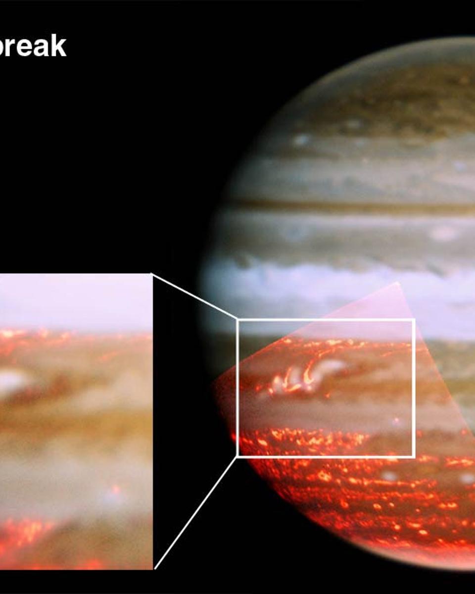 Dark Belt Reappearing on Jupiter