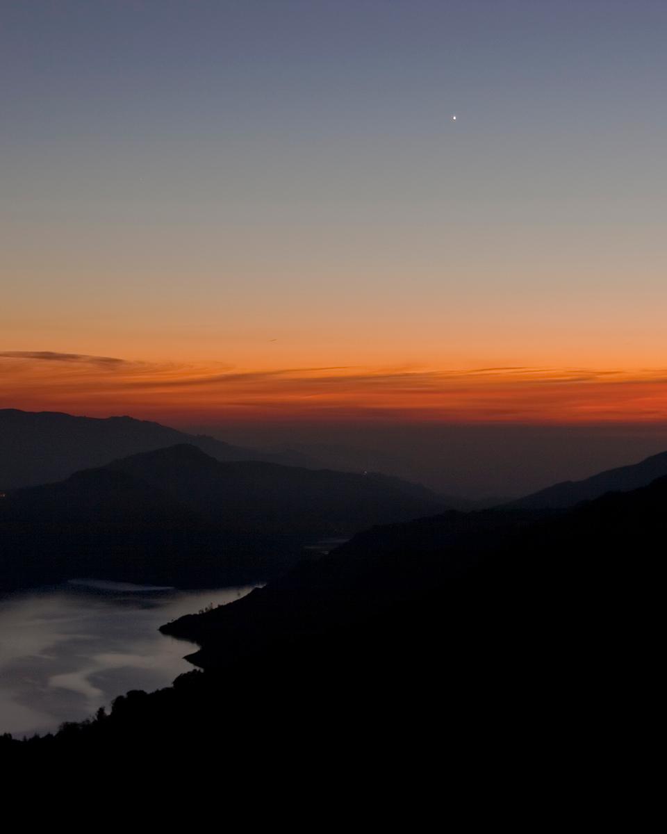 Young Moon Meets Evening Star
