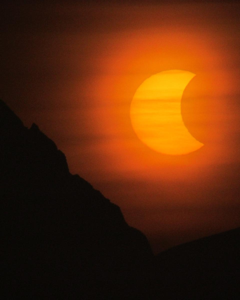 Solar Eclipse over Antarctica