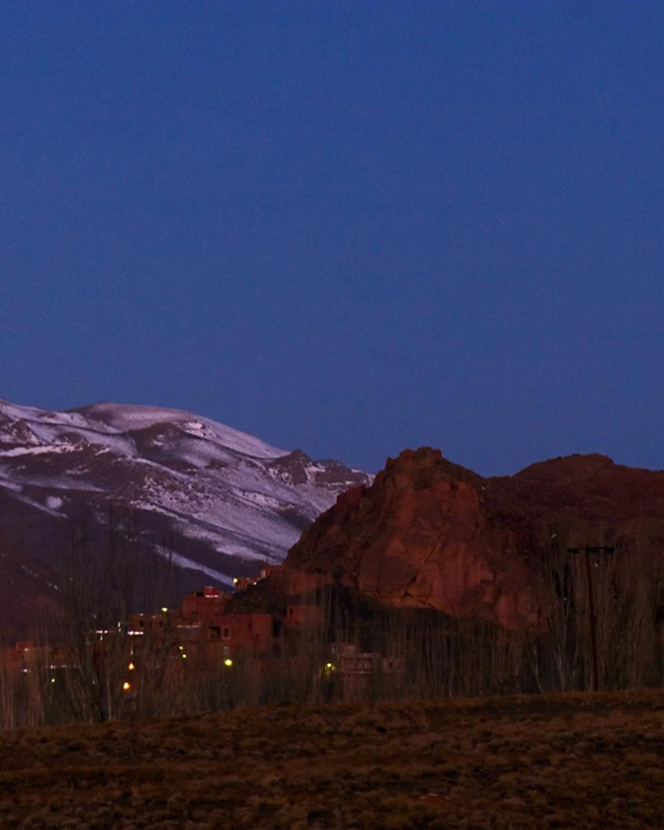 Eclipsed Moon in the Morning