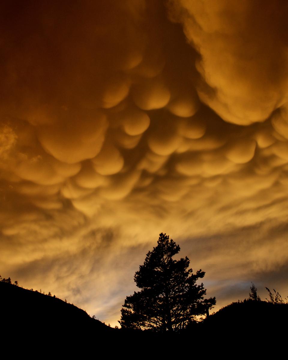 Mammatus Clouds Over Olympic Valley