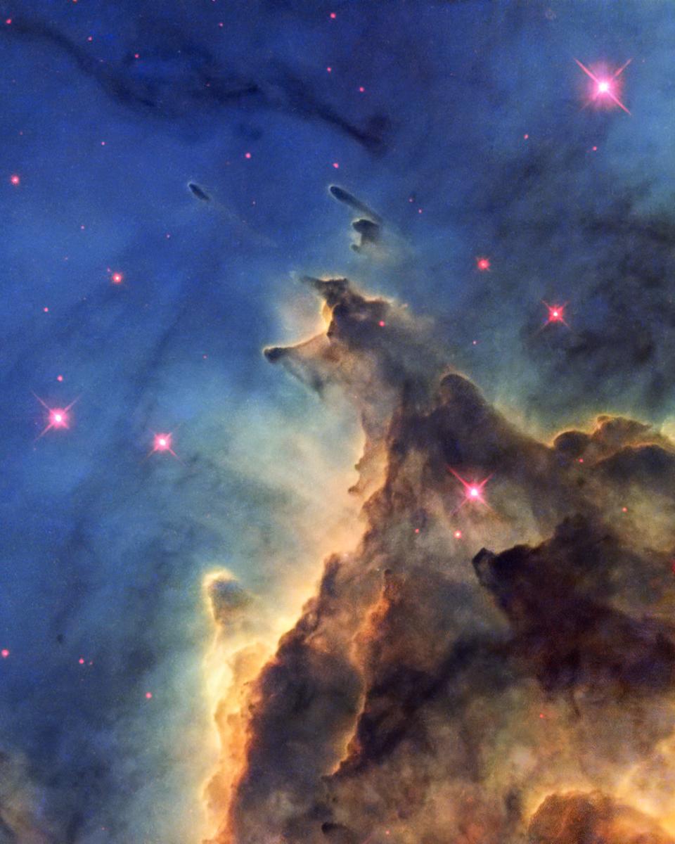 NGC 2174: Stars Versus Mountains