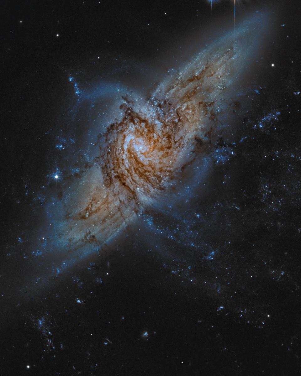 NGC 3314: When Galaxies Overlap