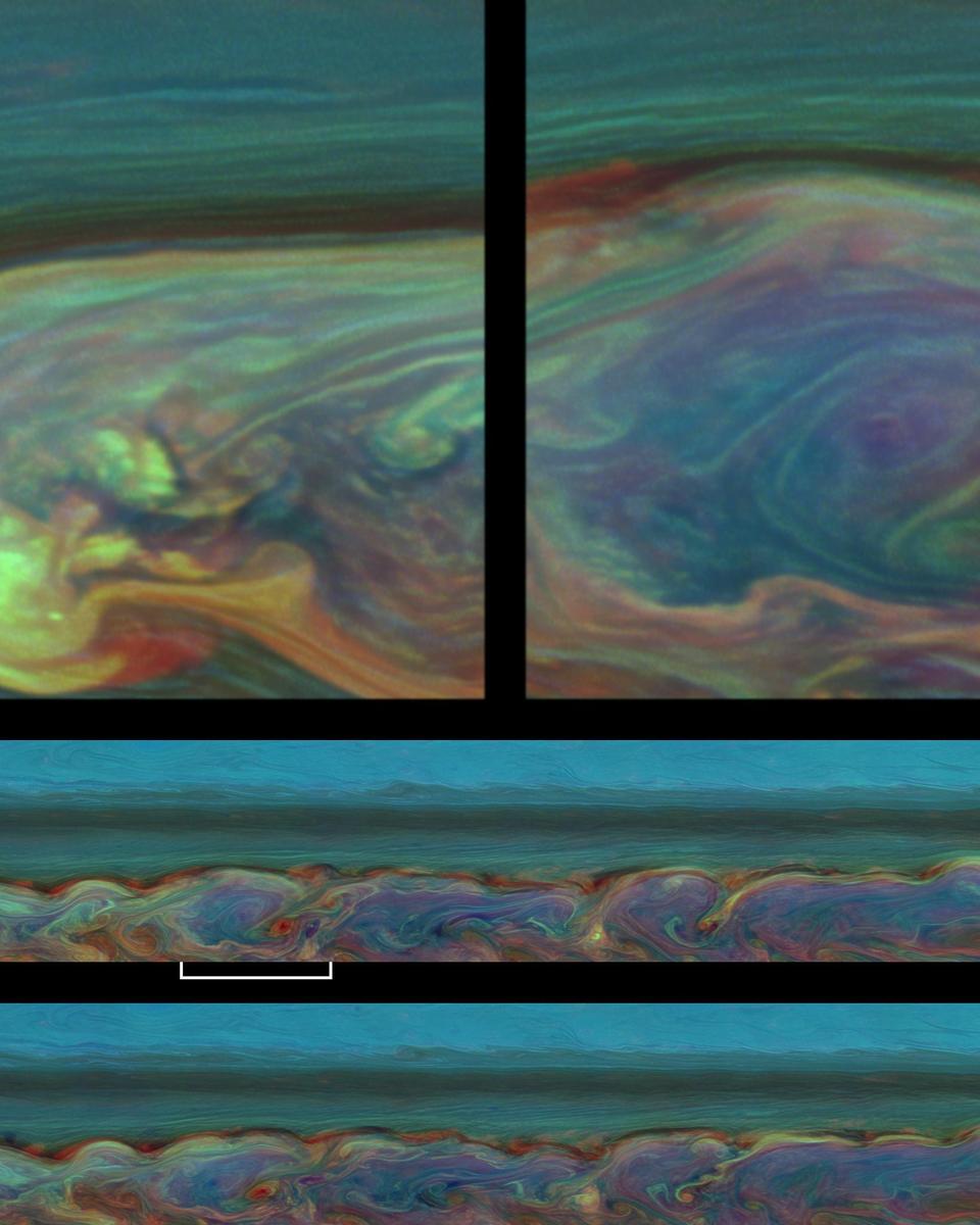 Saturn Storm Panoramas