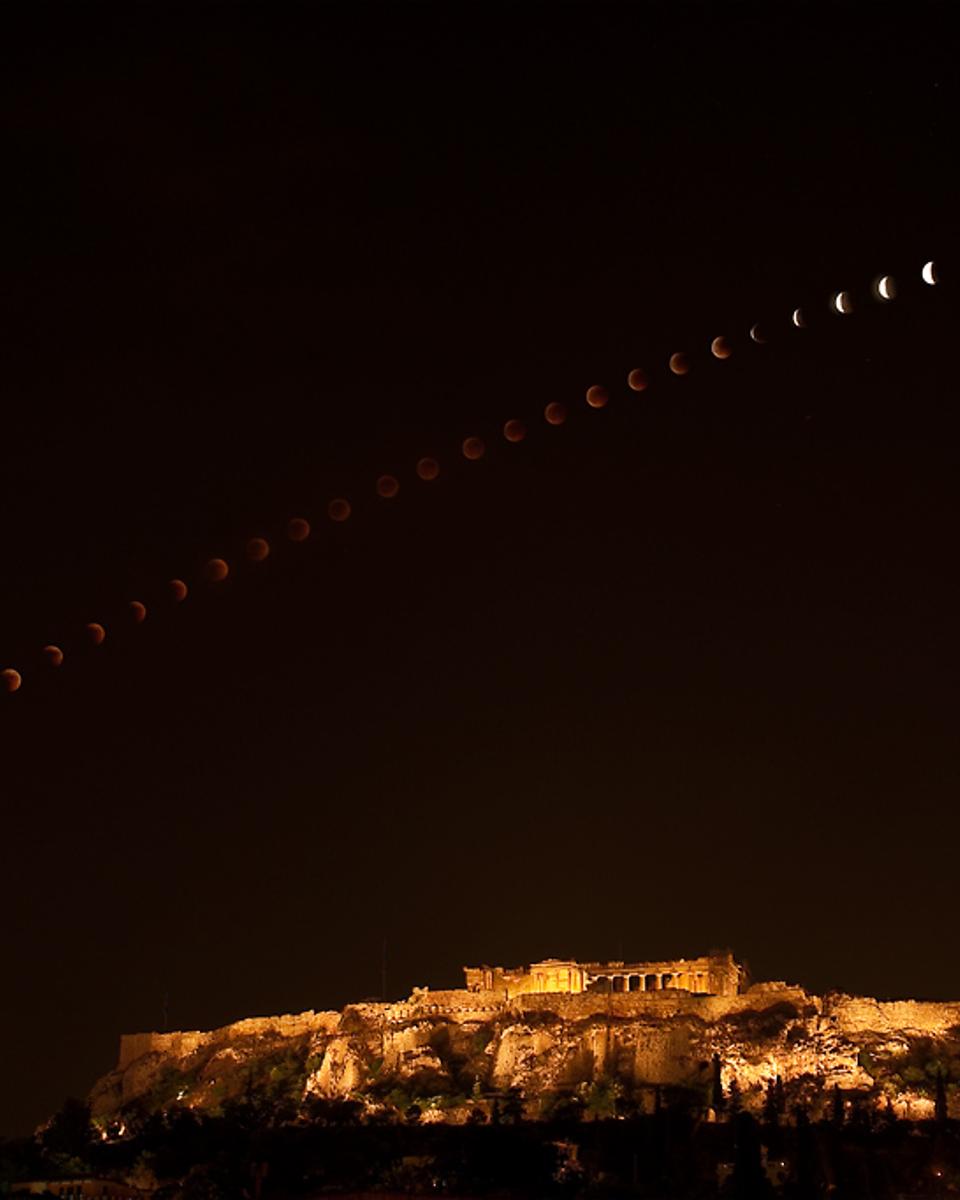Eclipse over the Acropolis