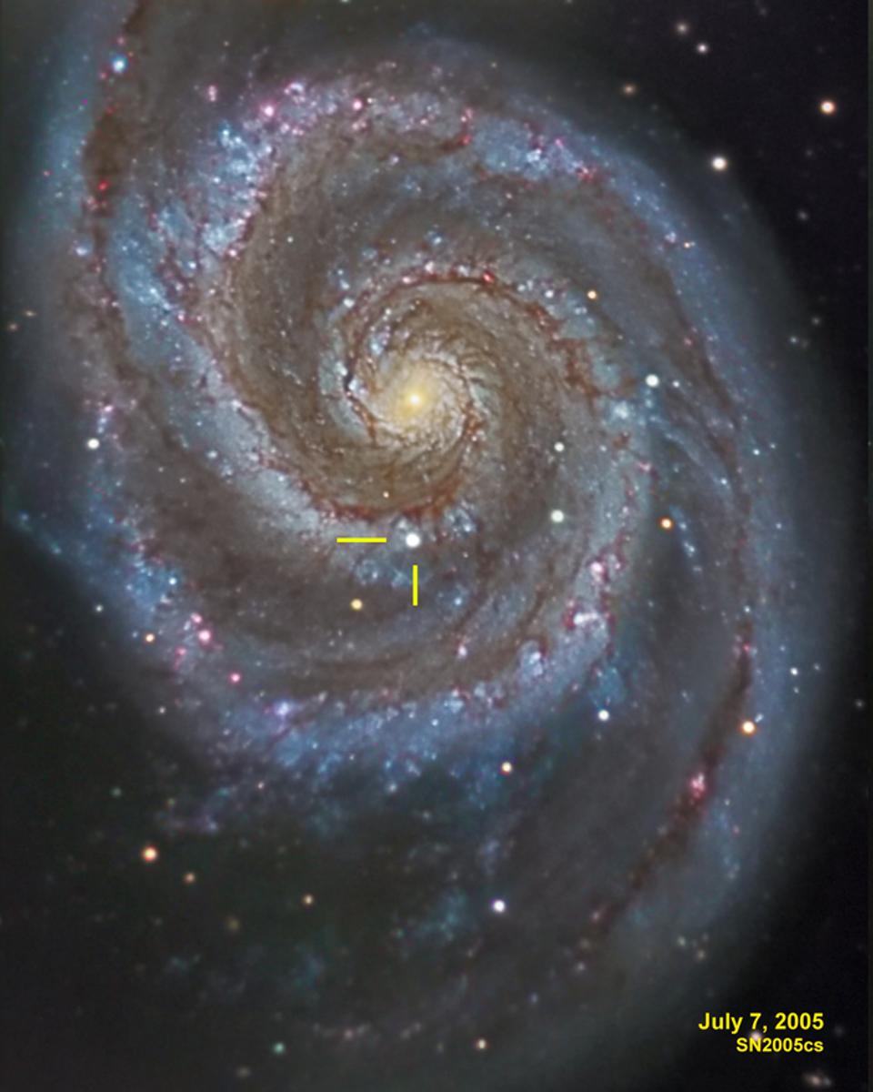 Supernovae in the Whirlpool