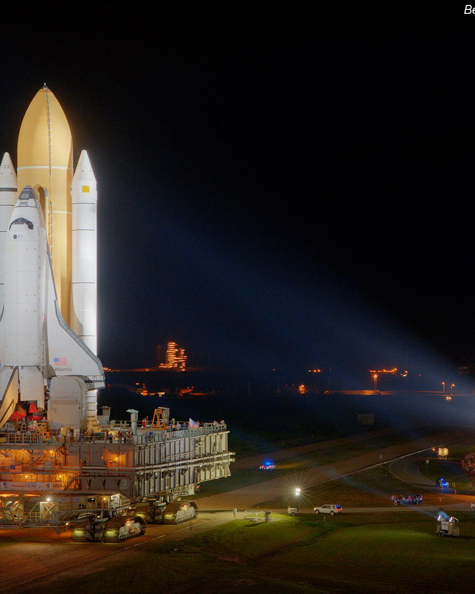 Last Roll Out of a NASA Space Shuttle