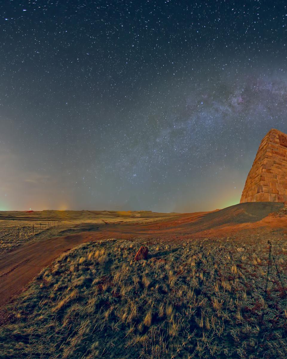 Geometer's Playground Over Wyoming