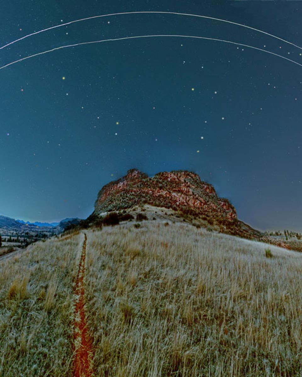 Spacecrafts Streak Over Colorado