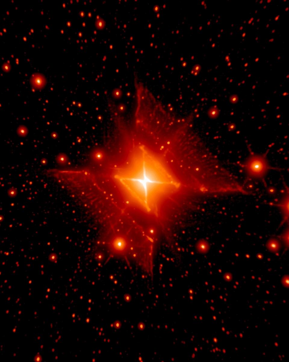MWC 922: The Red Square Nebula