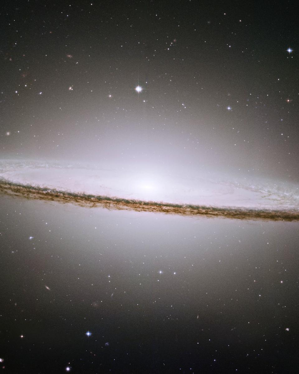 The Sombrero Galaxy from Hubble