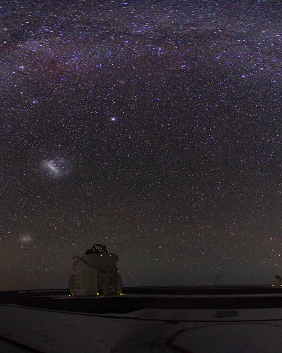 Wonder and Mystery above the Very Large Telescopes