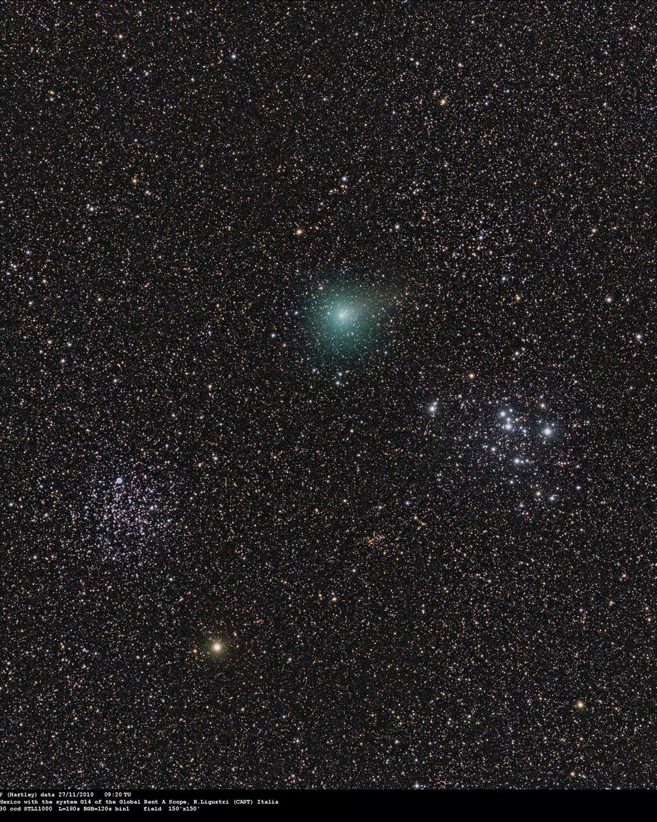 The Comet Hartley 2 Cruise