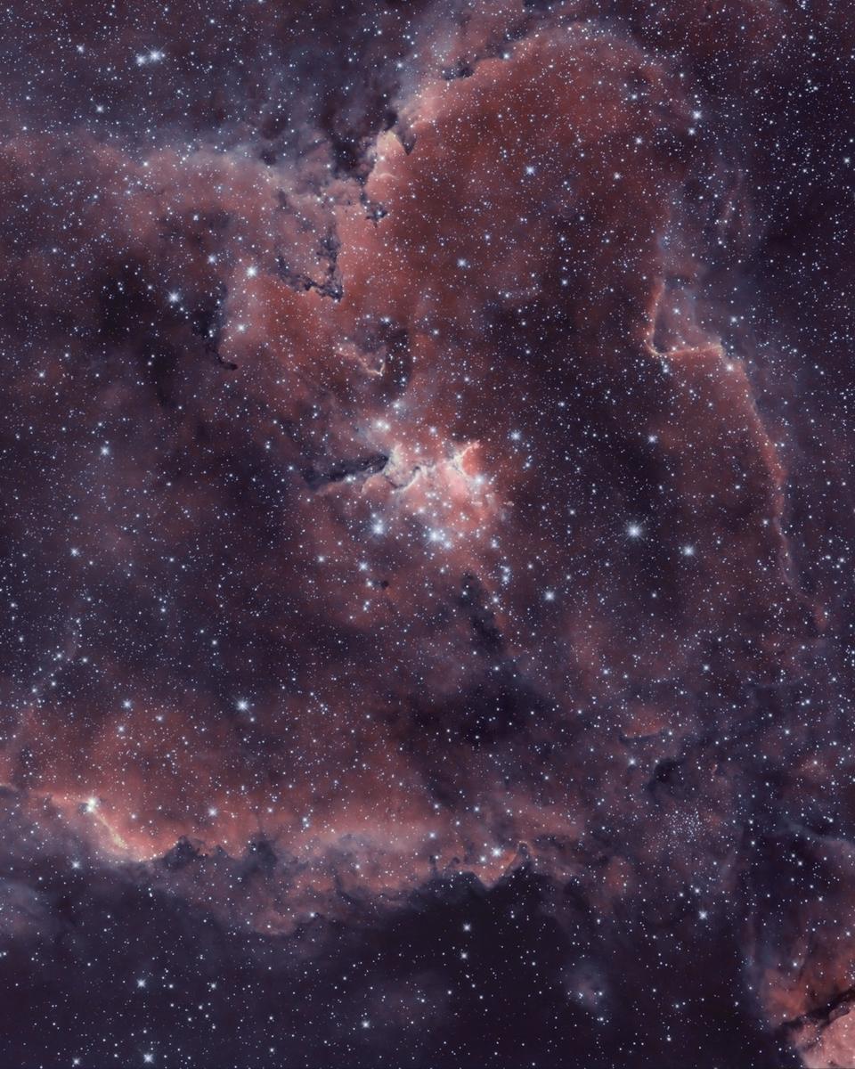 IC 1805: The Heart Nebula in HDR