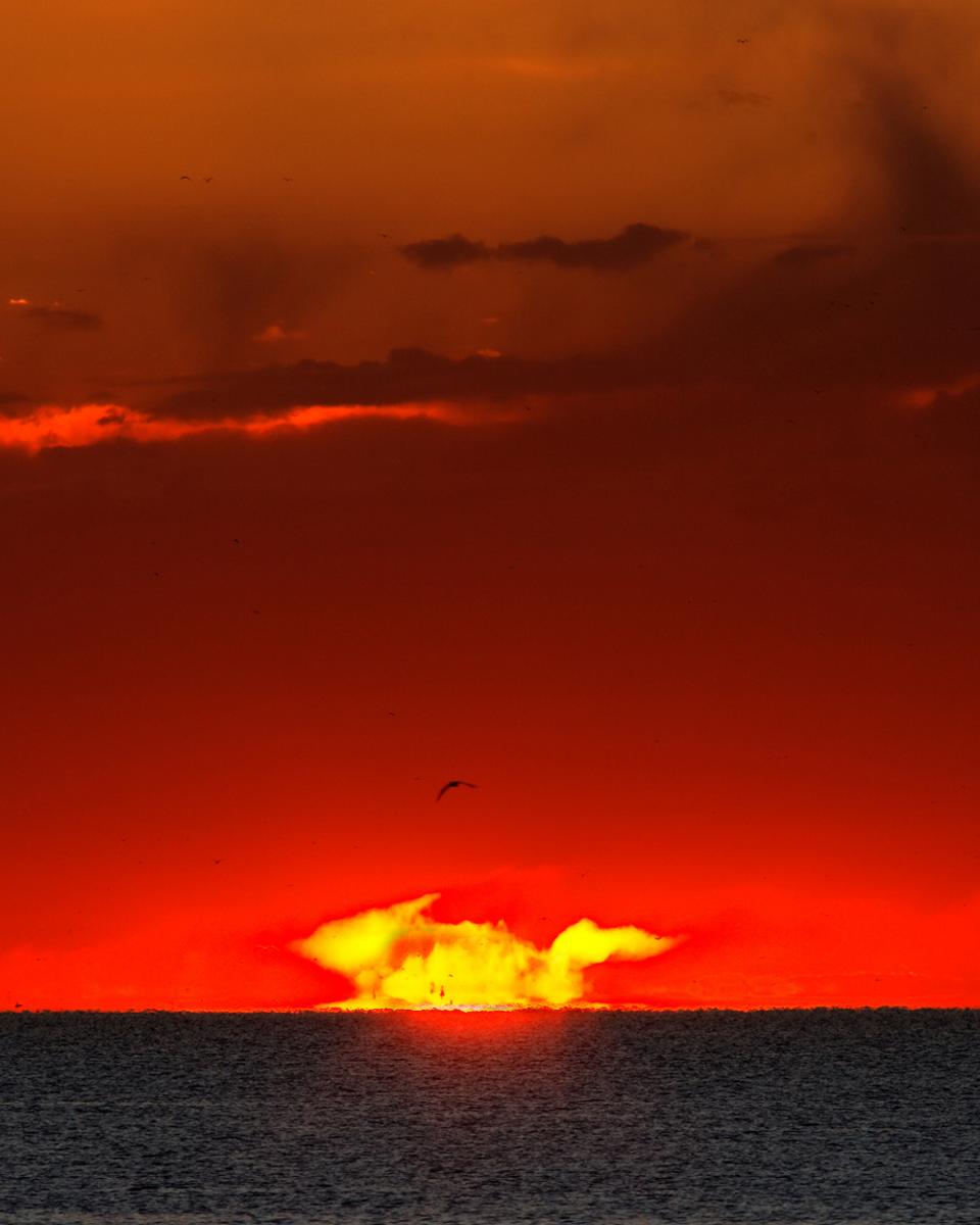 A Strange Sunrise Over Argentina