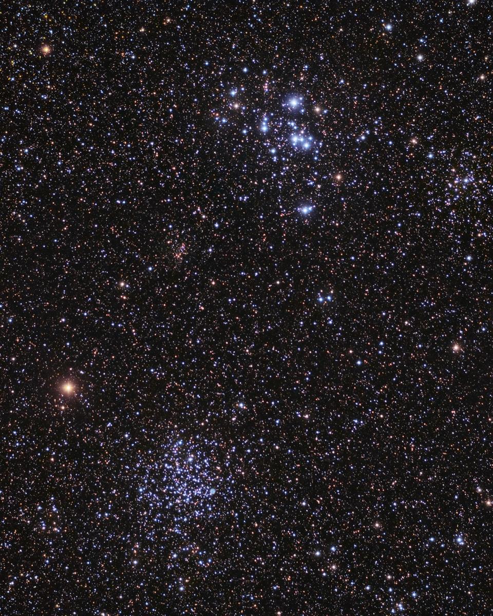 M46 & M47: Star Clusters Young and Old