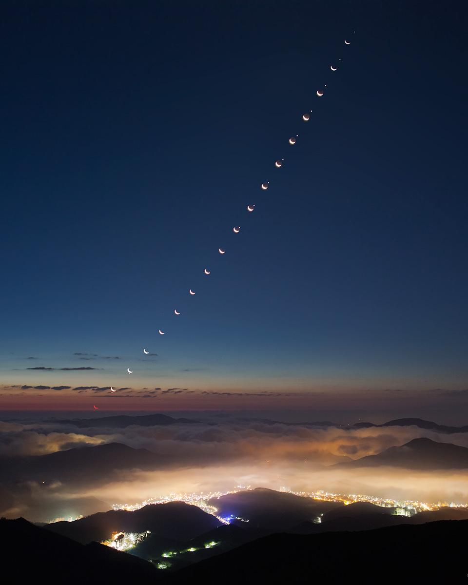 Moon Meets Morning Star