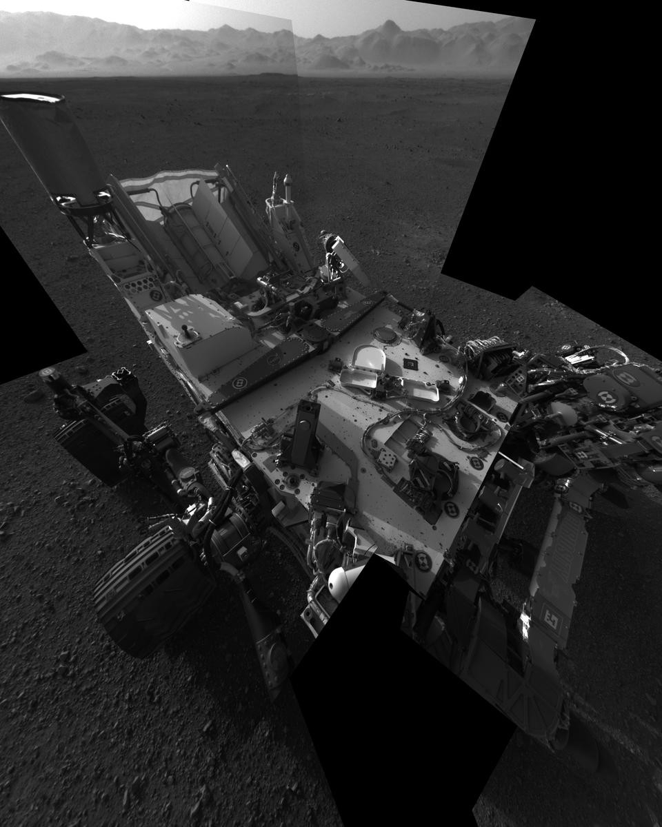 Curiosity on Mars: Still Life with Rover