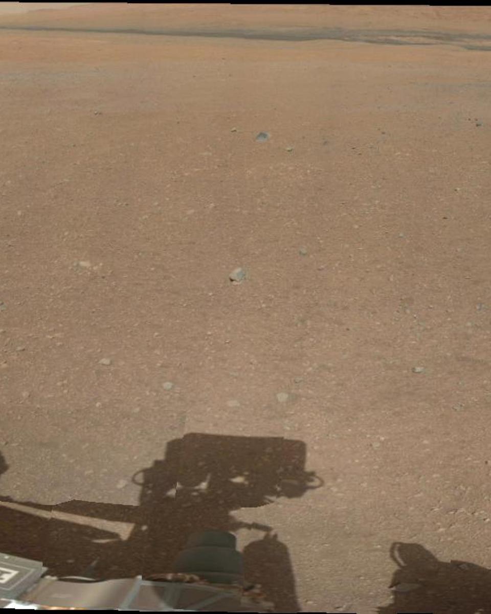 The First Color Panorama from Mars by Curiosity