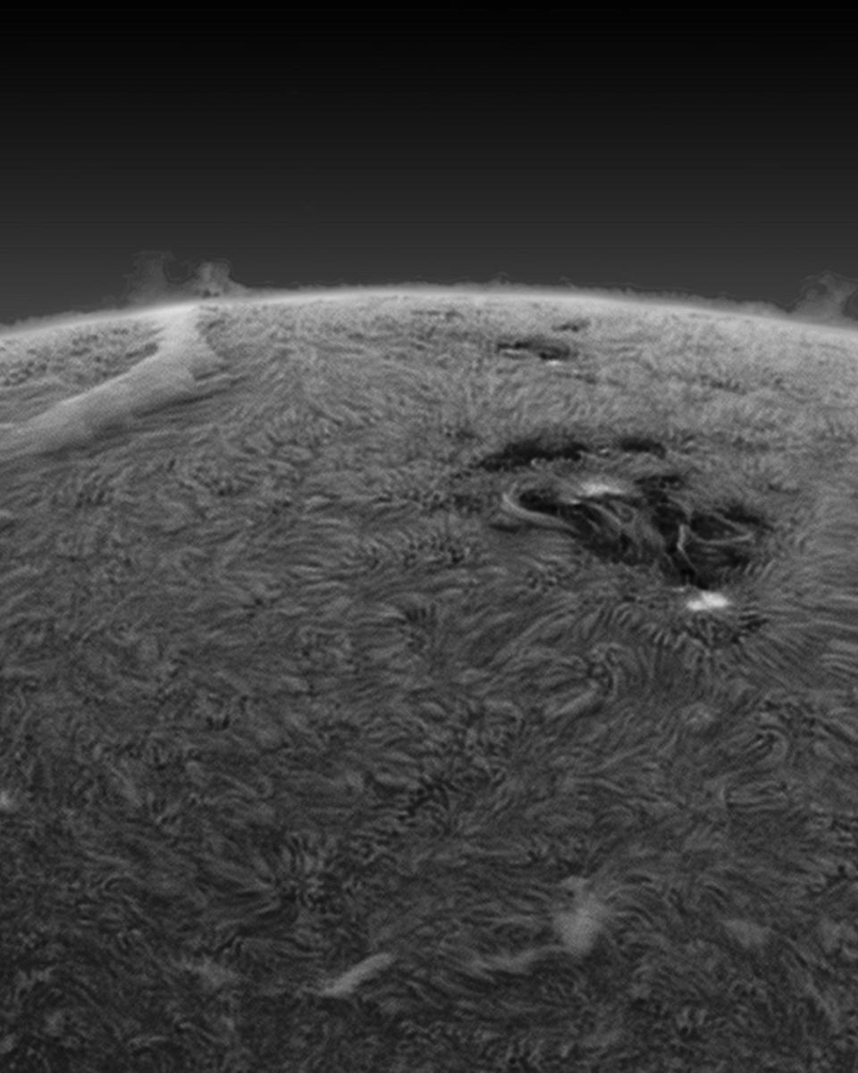 A Filament Across the Sun