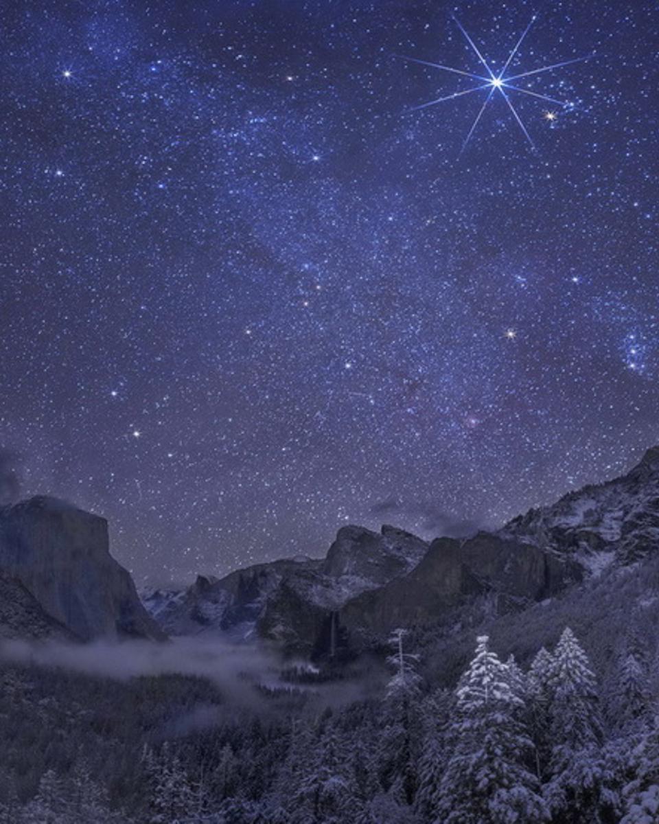 Yosemite Winter Night