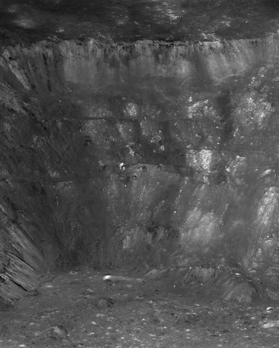 At the West Wall of Aristarchus Crater