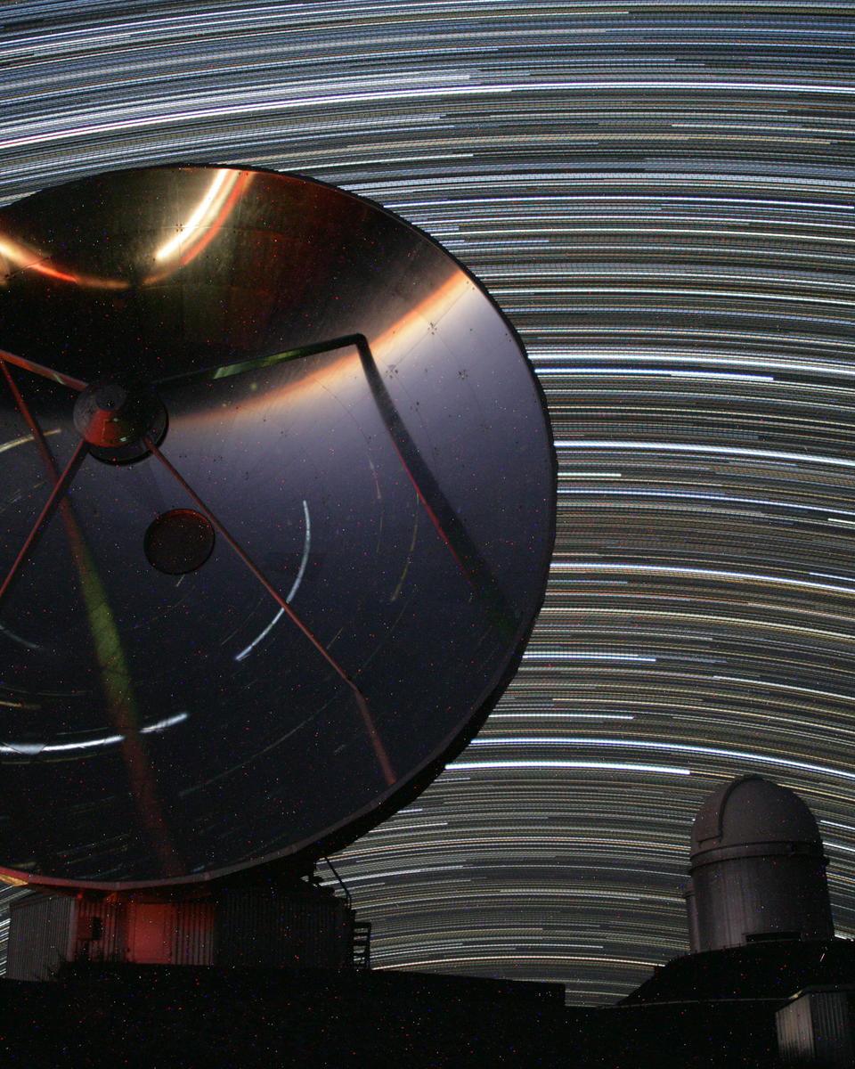 La Silla Star Trails North and South