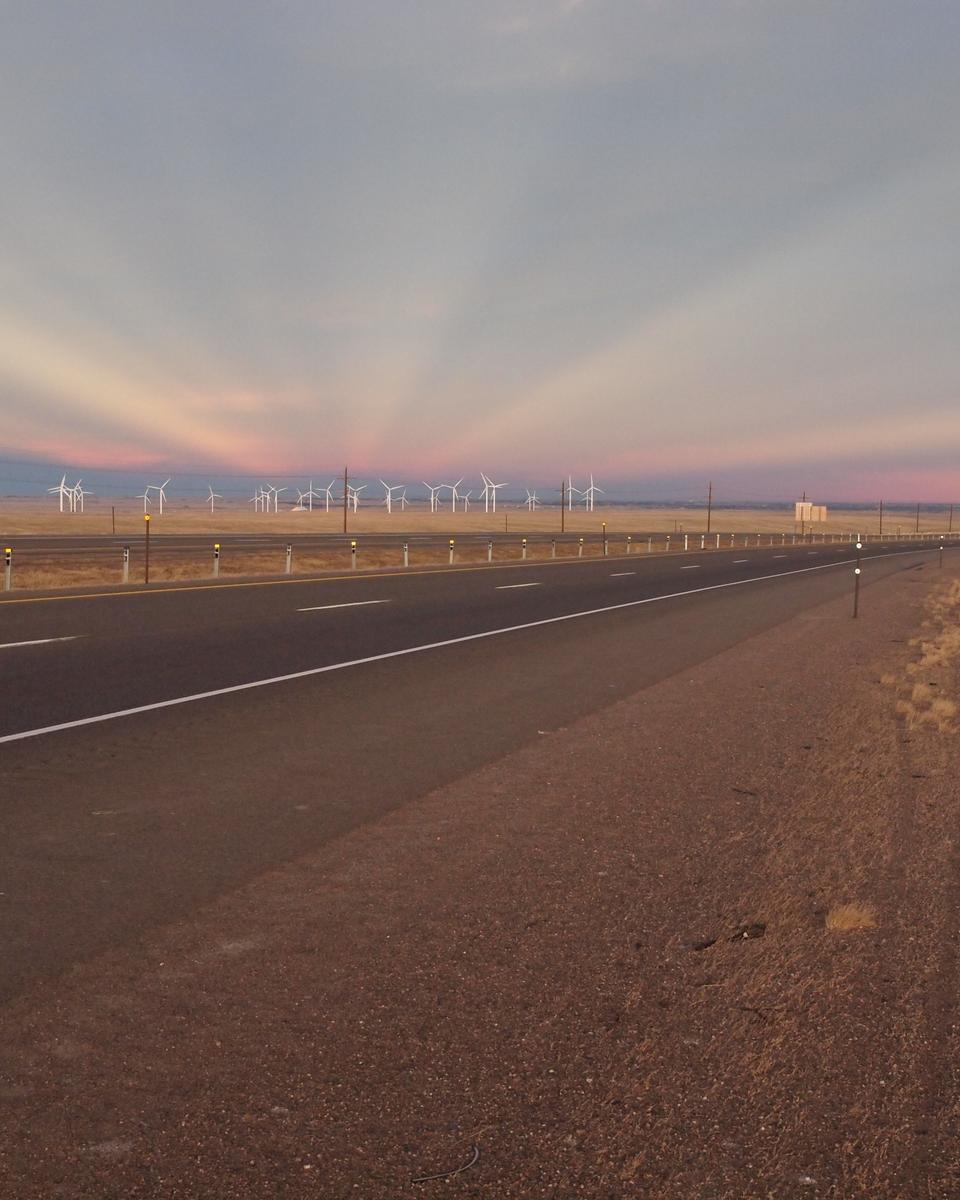 Anticrepuscular Rays Over Wyoming